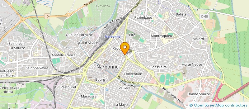 localisation de l'entreprise SCI E.M.M.E à NARBONNE