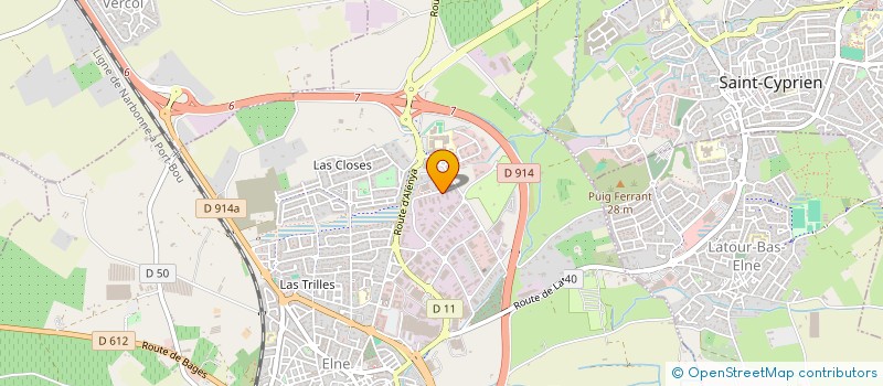 localisation de l'entreprise SCI E.M.N.I  ELNE