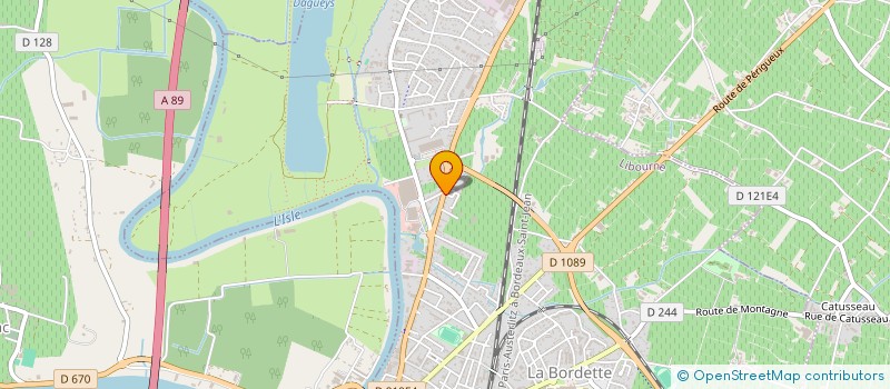 localisation de l'entreprise SCI E.M.R.T.  LIBOURNE