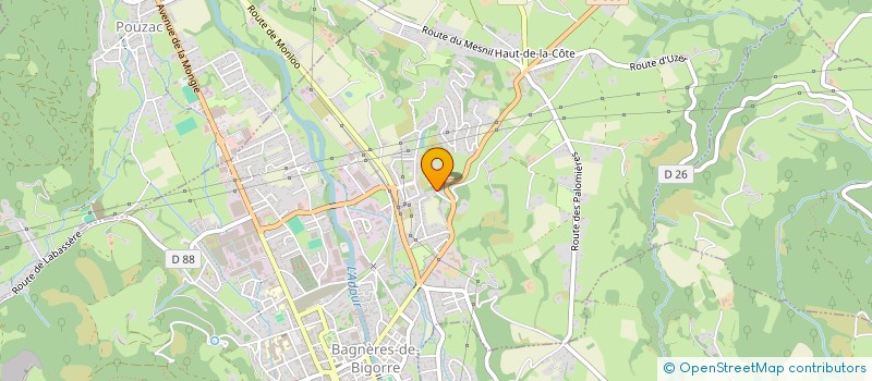 localisation de l'entreprise SCI E MACINELLE  BAGNERES-DE-BIGORRE