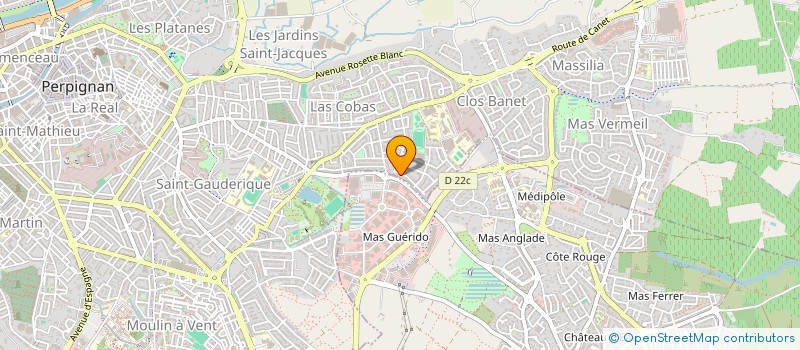 localisation de l'entreprise SCI E & N  PERPIGNAN
