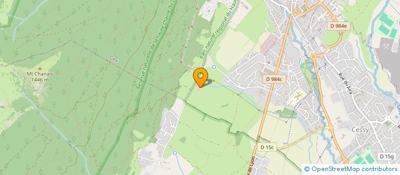 localisation de l'entreprise SCI E&N INVEST  GEX