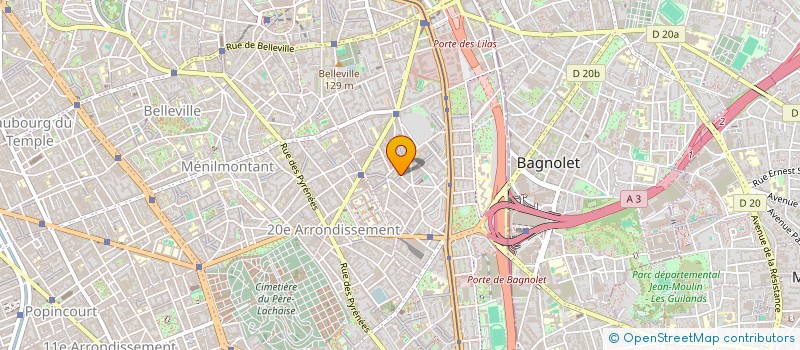 localisation de l'entreprise SCI E.N.M  PARIS