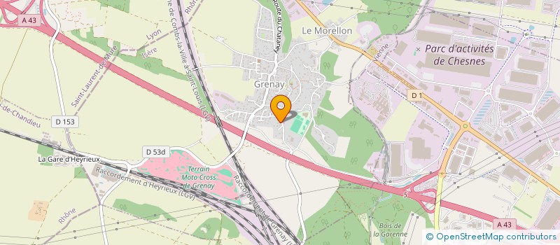 localisation de l'entreprise SCI E.P.90  LYON