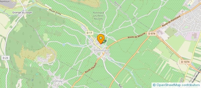 localisation de l'entreprise SCI E.P.B.  POMMARD