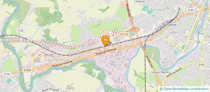 localisation de l'entreprise SCI E.P. IMMOBILIER  CASTRES