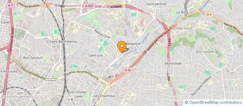 localisation de l'entreprise SCI E P J B à MARSEILLE