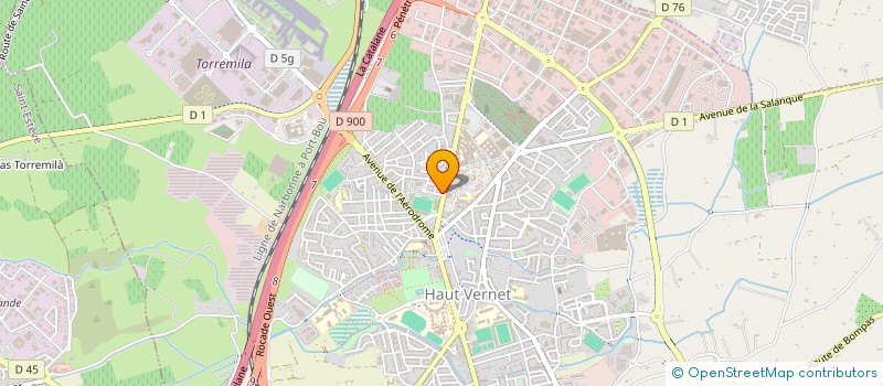 localisation de l'entreprise SCI E.P.M.  PERPIGNAN