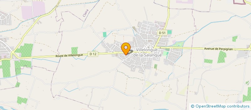 localisation de l'entreprise SCI E.R.2J  VILLELONGUE-DE-LA-SALANQUE