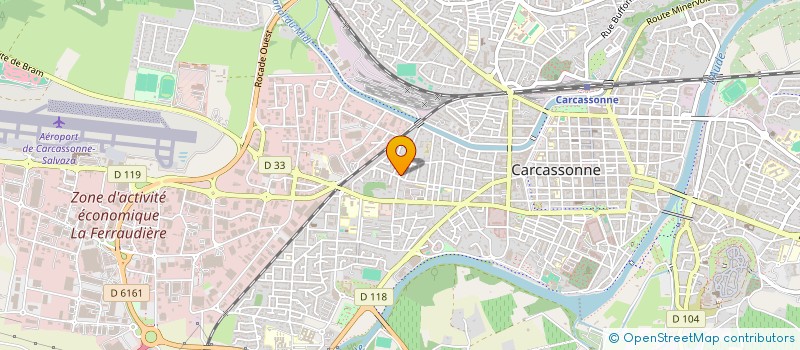 localisation de l'entreprise SCI E.R.D.2000 à CARCASSONNE
