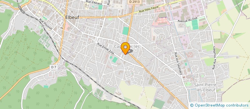 localisation de l'entreprise SCI E.R.D.  CAUDEBEC-LES-ELBEUF