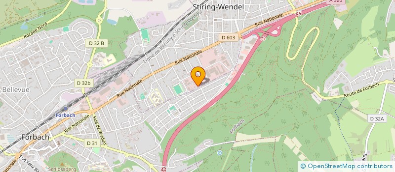 localisation de l'entreprise SCI E R T  STIRING-WENDEL