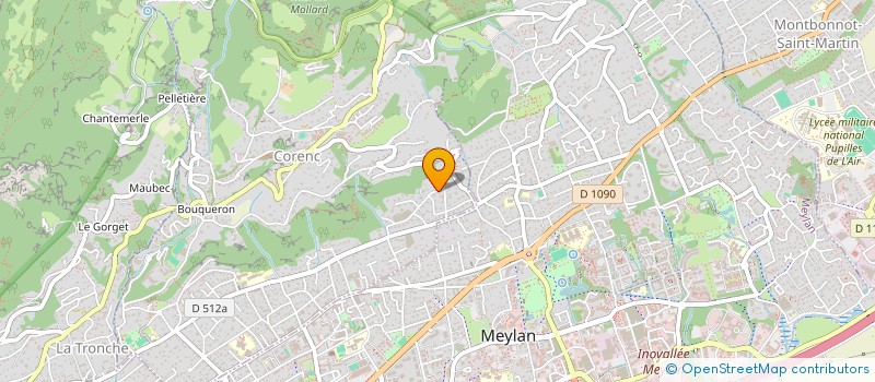 localisation de l'entreprise SCI E.REY  CORENC