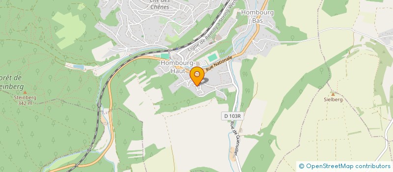 localisation de l'entreprise SCI E & S à HOMBOURG-HAUT