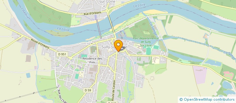 localisation de l'entreprise SCI E.S.B. à SULLY-SUR-LOIRE