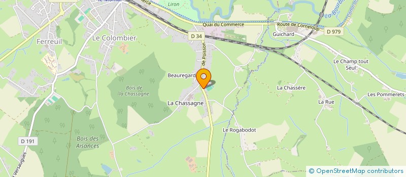 localisation de l'entreprise SCI E.S.G.C  PARAY-LE-MONIAL