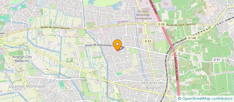 localisation de l'entreprise SCI E.S INVEST  MORIERES-LES-AVIGNON