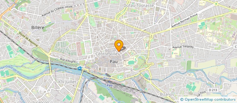 localisation de l'entreprise SCI E.S.M. à PAU