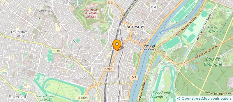 localisation de l'entreprise SCI E S REGENT SABLON à SURESNES