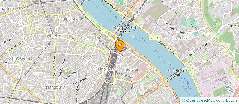 localisation de l'entreprise SCI E. SAMIA  BORDEAUX