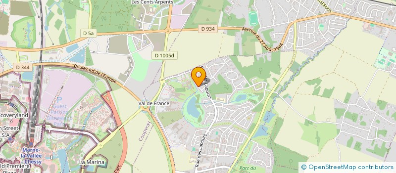 localisation de l'entreprise SCI E-SNKG  MAGNY-LE-HONGRE