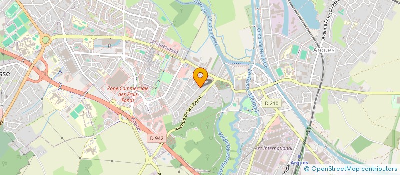 localisation de l'entreprise SCI E.T.  ARQUES