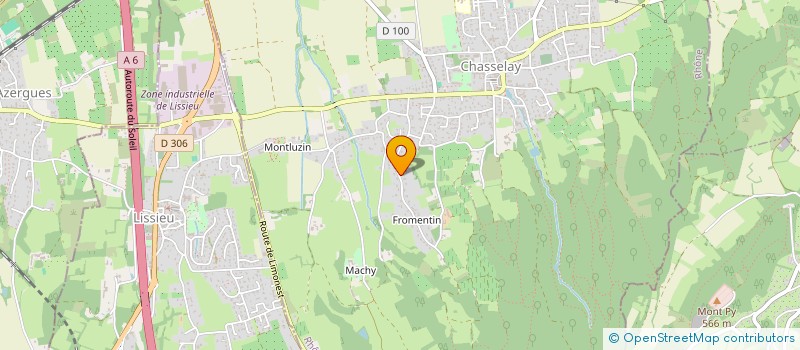 localisation de l'entreprise SCI E T M M  CHASSELAY