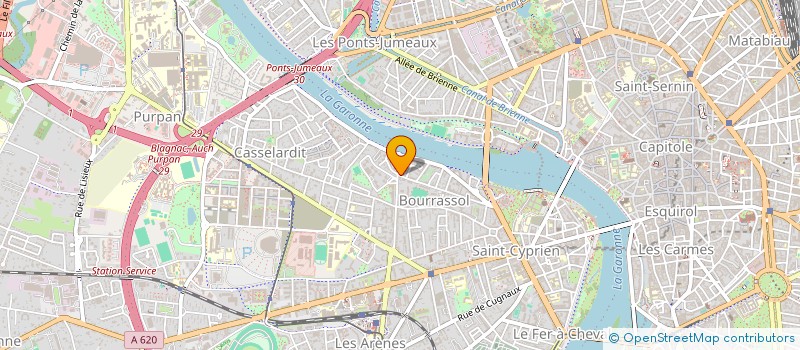 localisation de l'entreprise SCI E.V. à TOULOUSE