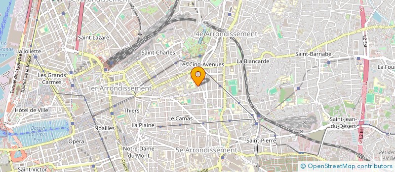 localisation de l'entreprise SCI E V F à MARSEILLE