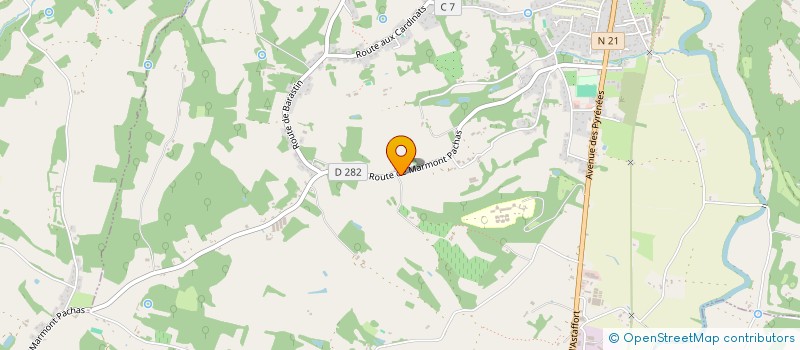 localisation de l'entreprise SCI E-V-J-S  LAYRAC