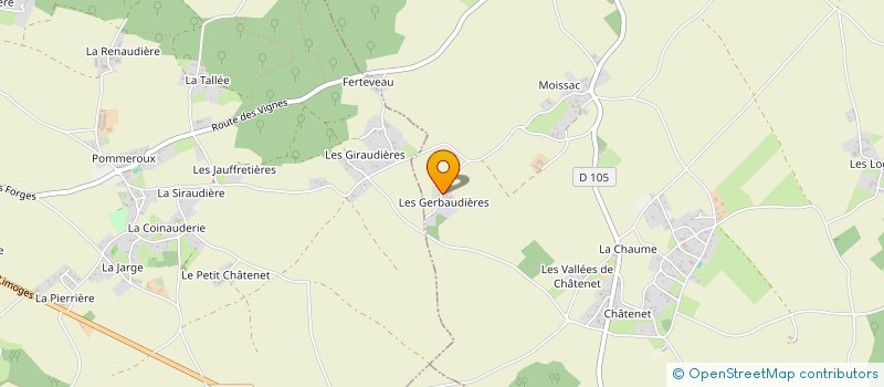 localisation de l'entreprise SCI E.V.M.I  SAINT-VINCENT-LA-CHATRE