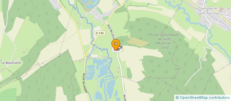 localisation de l'entreprise SCI E.V.P.  SAINT-AUBIN-LE-CAUF