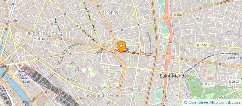 localisation de l'entreprise SCI E.W.B.  PARIS