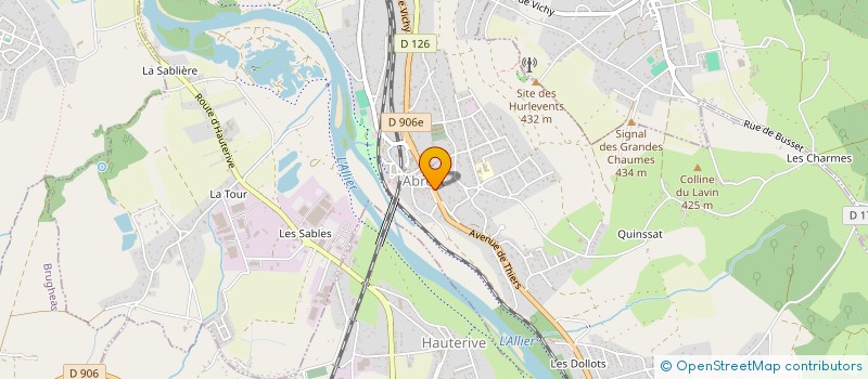 localisation de l'entreprise SCI E-YMMO  ABREST