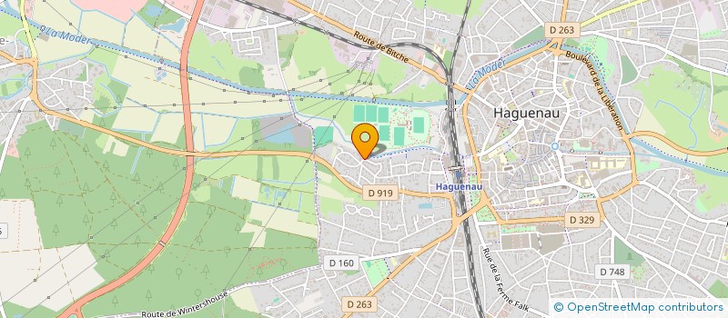 localisation de l'entreprise SCI E.Z.N.G  HAGUENAU