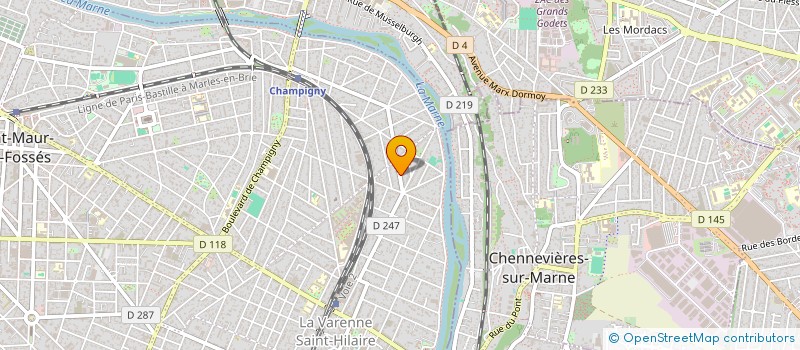 localisation de l'entreprise SCI E.ZIMMO à SAINT-MAUR-DES-FOSSES