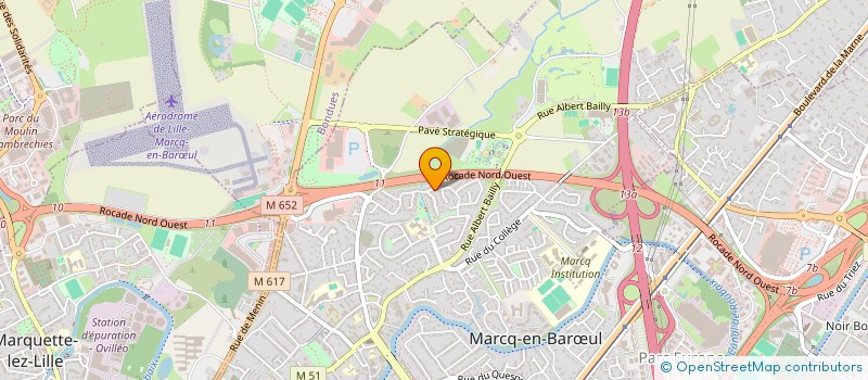 localisation de l'entreprise SCI E2 à MARCQ-EN-BARŒUL