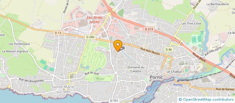 localisation de l'entreprise SCI E2C  PORNIC