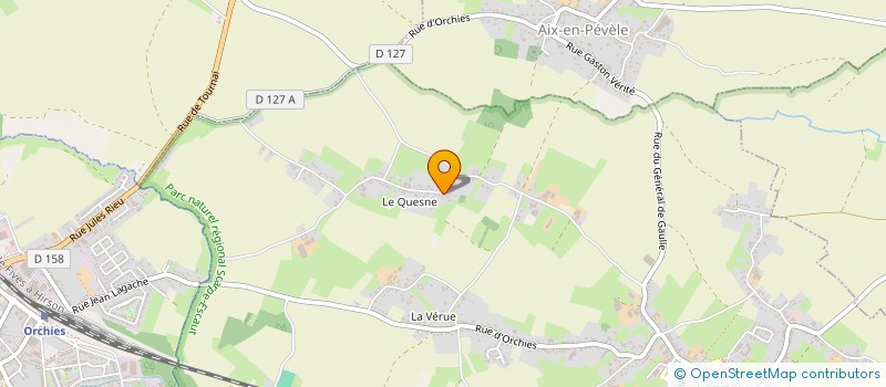 localisation de l'entreprise SCI E2LS  LANDAS