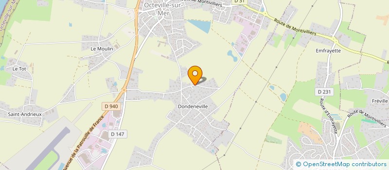 localisation de l'entreprise SCI E2M  OCTEVILLE-SUR-MER