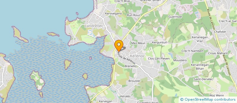 localisation de l'entreprise SCI E2M  PLEUMEUR-BODOU