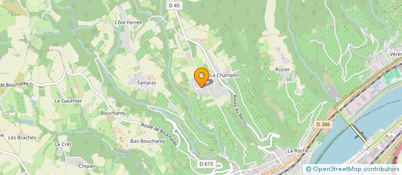 localisation de l'entreprise SCI E2M  AMPUIS