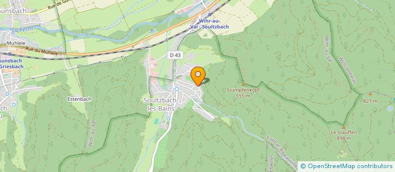 localisation de l'entreprise SCI E2M HORIZON  SOULTZBACH-LES-BAINS