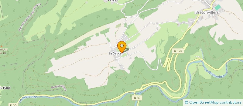 localisation de l'entreprise SCI E3C  BRETONVILLERS