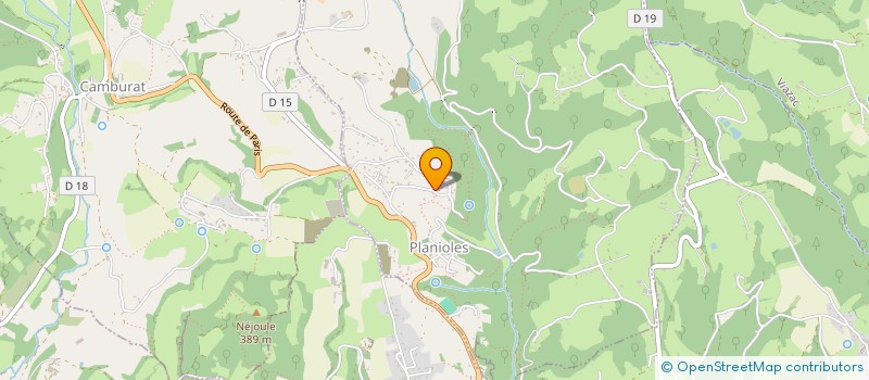 localisation de l'entreprise SCI E3F  PLANIOLES