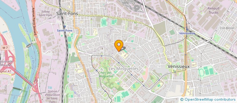 localisation de l'entreprise SCI EA  VENISSIEUX