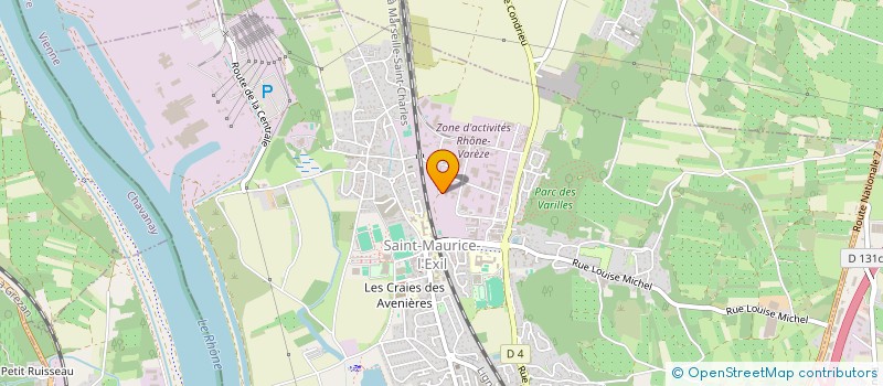 localisation de l'entreprise SCI EA  SAINT-MAURICE-L'EXIL