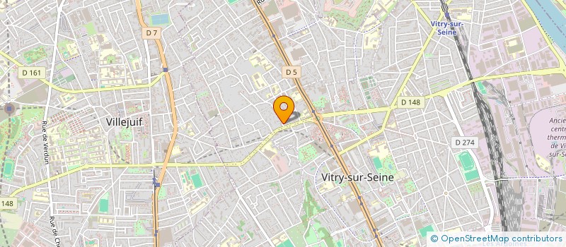 localisation de l'entreprise SCI EA FRERES  VITRY-SUR-SEINE