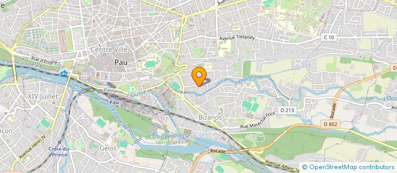 localisation de l'entreprise SCI EA INVEST à PAU