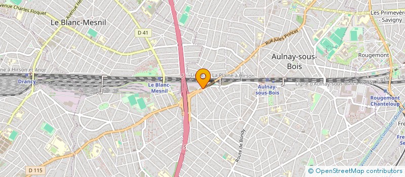 localisation de l'entreprise SCI EA1 à AULNAY-SOUS-BOIS